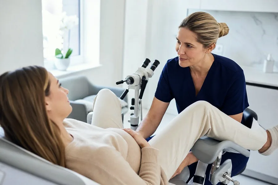 Abnormal Cervical Smear examination by a consultant
