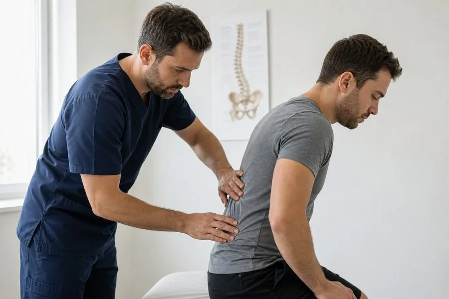 Back Pain examination by a consultant
