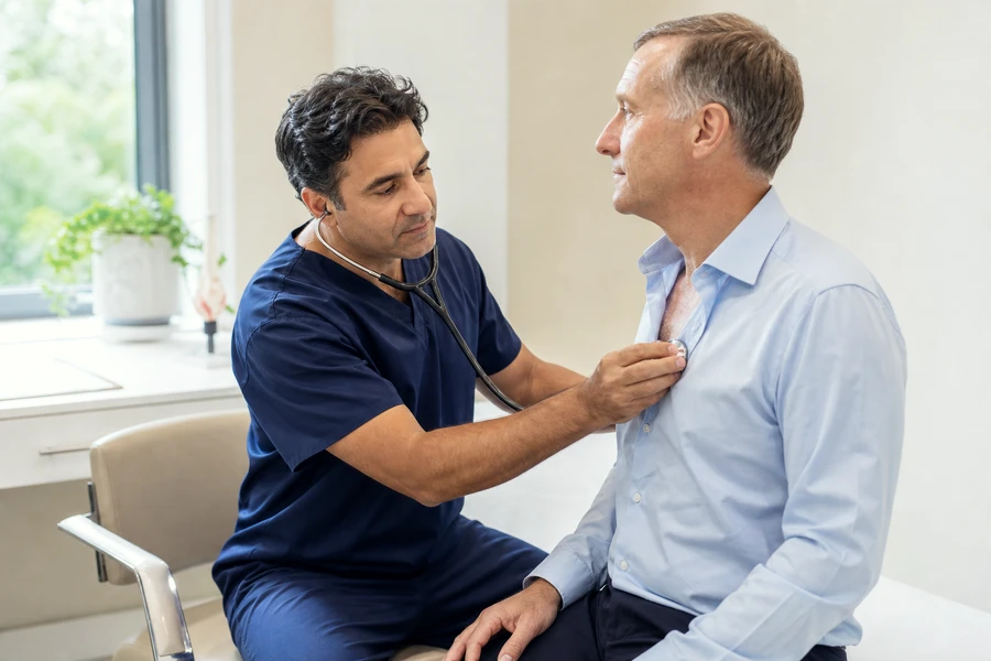 Chest Pain assessment at Bridge House Clinic