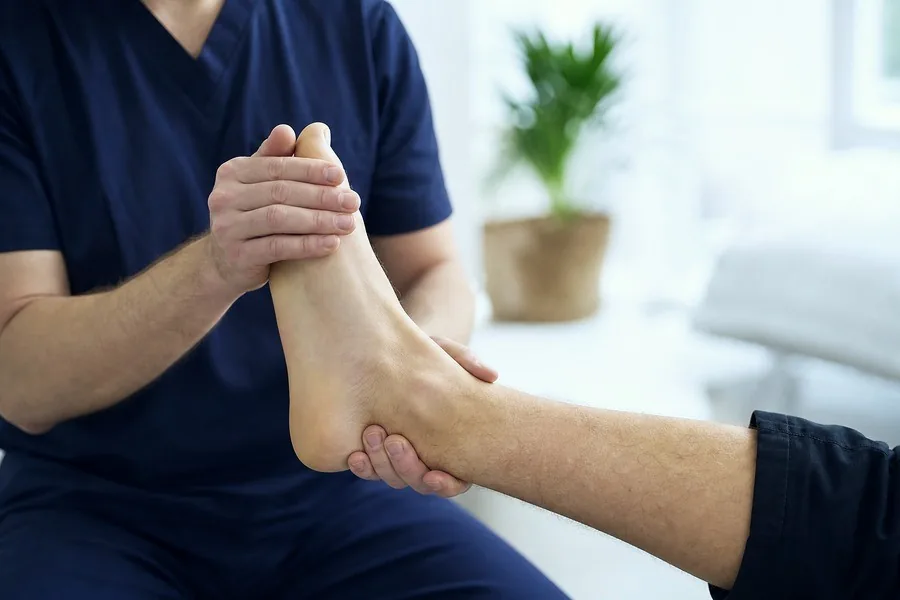Foot Drop examination by a consultant