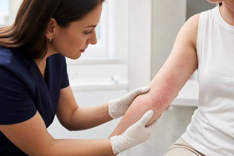 Eczema assessment at Bridge House Clinic