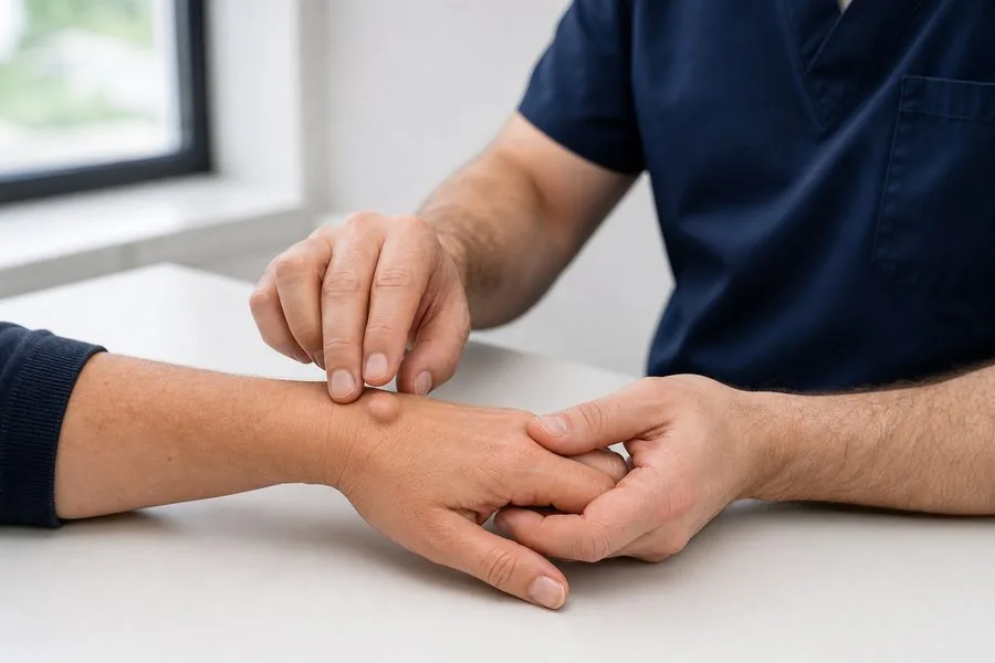 Ganglion Cyst assessment at Bridge House Clinic