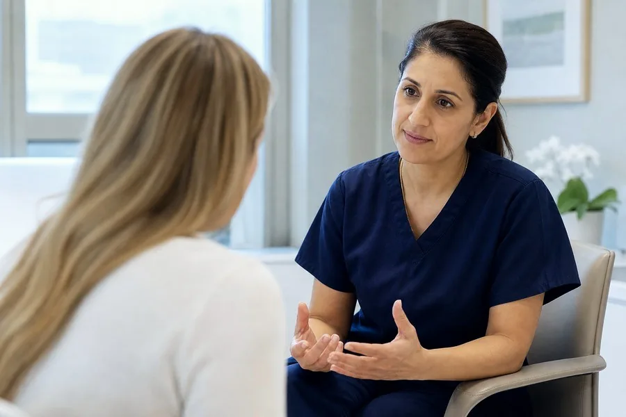 Gynaecological Cancers examination by a consultant