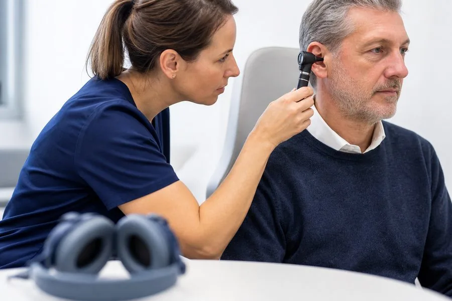 Hearing Loss examination by a consultant