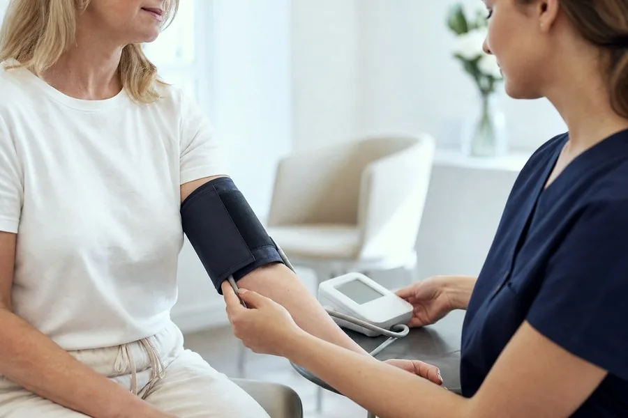High blood pressure assessment at Bridge House Clinic