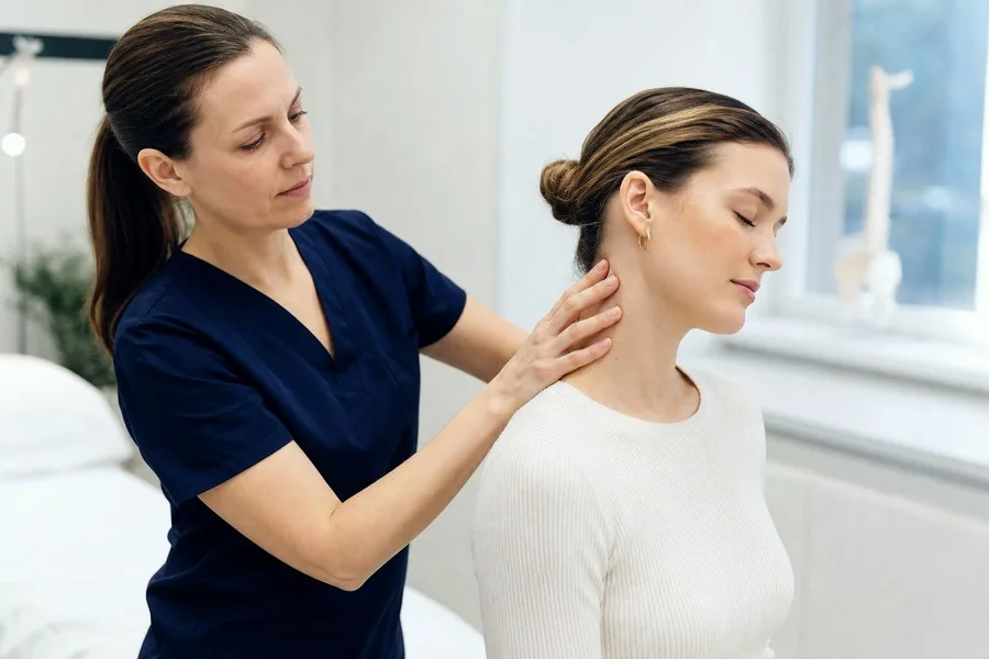Neck Pain assessment at Bridge House Clinic