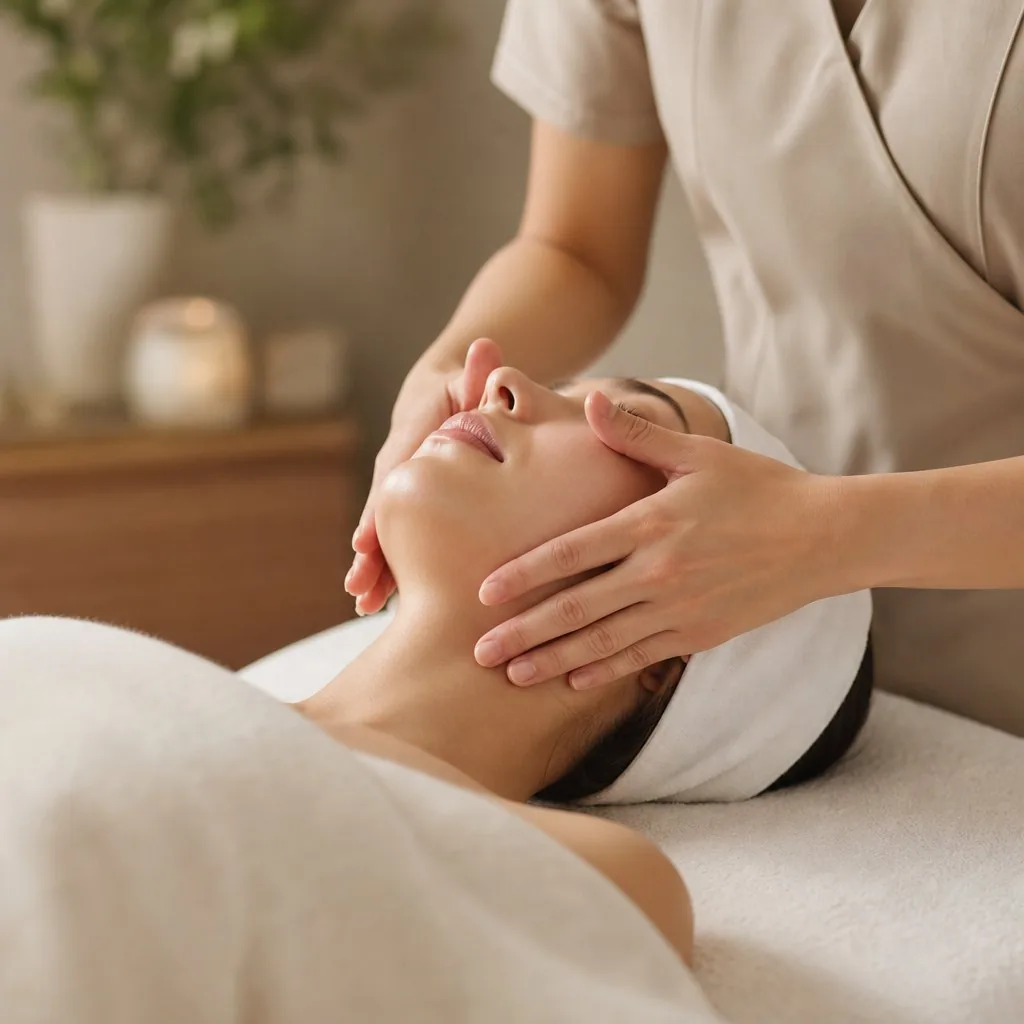 Lymphatic Drainage Facial Massage