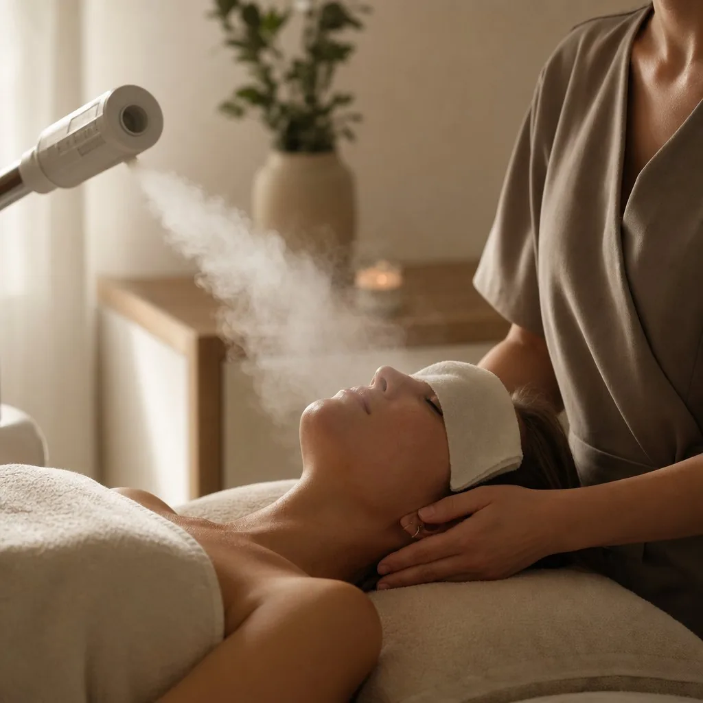 Manual Deep Facial Cleansing with Steaming
