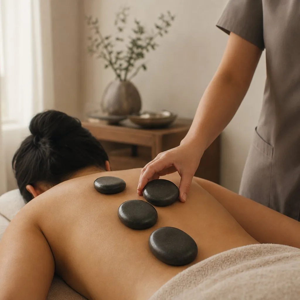 Hot Stone Back Massage