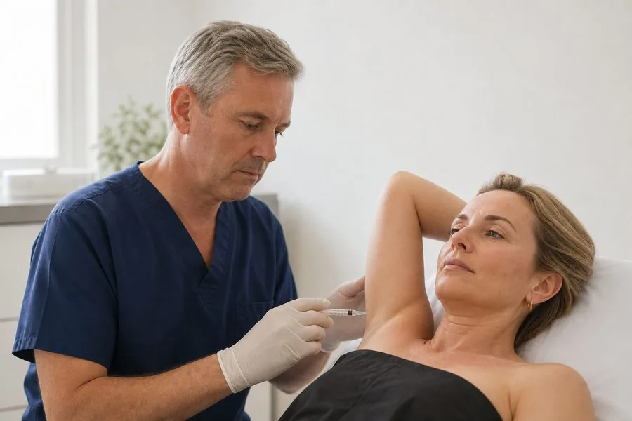 Treatment of excessive sweating