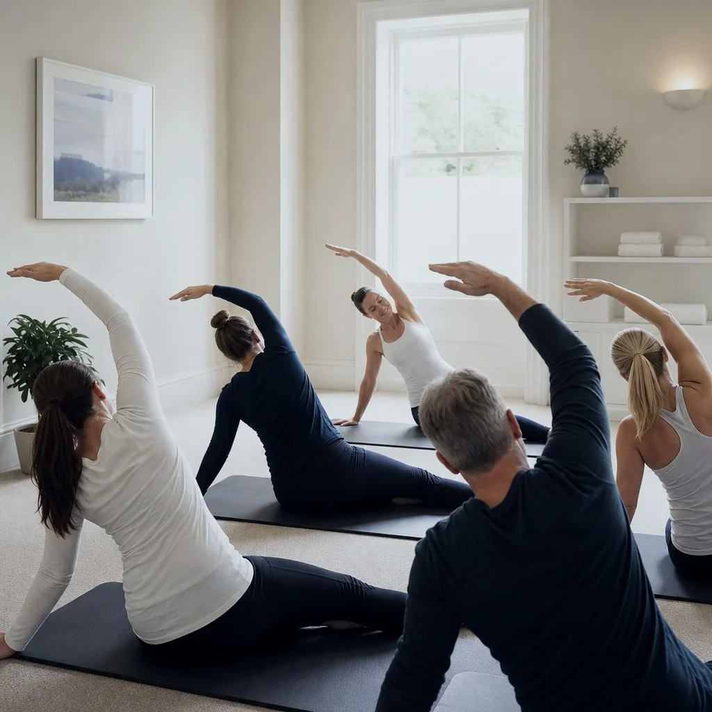 Mat Pilates — small group (3–5)