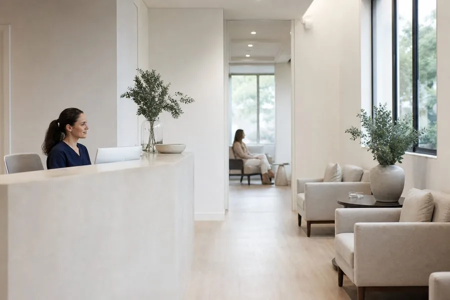 Bridge House Clinic reception